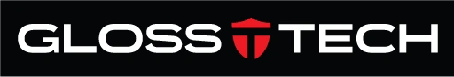 Official GlossTech USA brand logo for professional-grade hydrophobic ceramic coatings