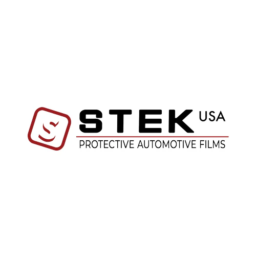 Official STEK USA Protective Automotive Films brand logo for premium paint protection film